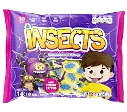 GOLO CHUPETIN INSECTS (PINTA LA LENGUA) X 400GRS